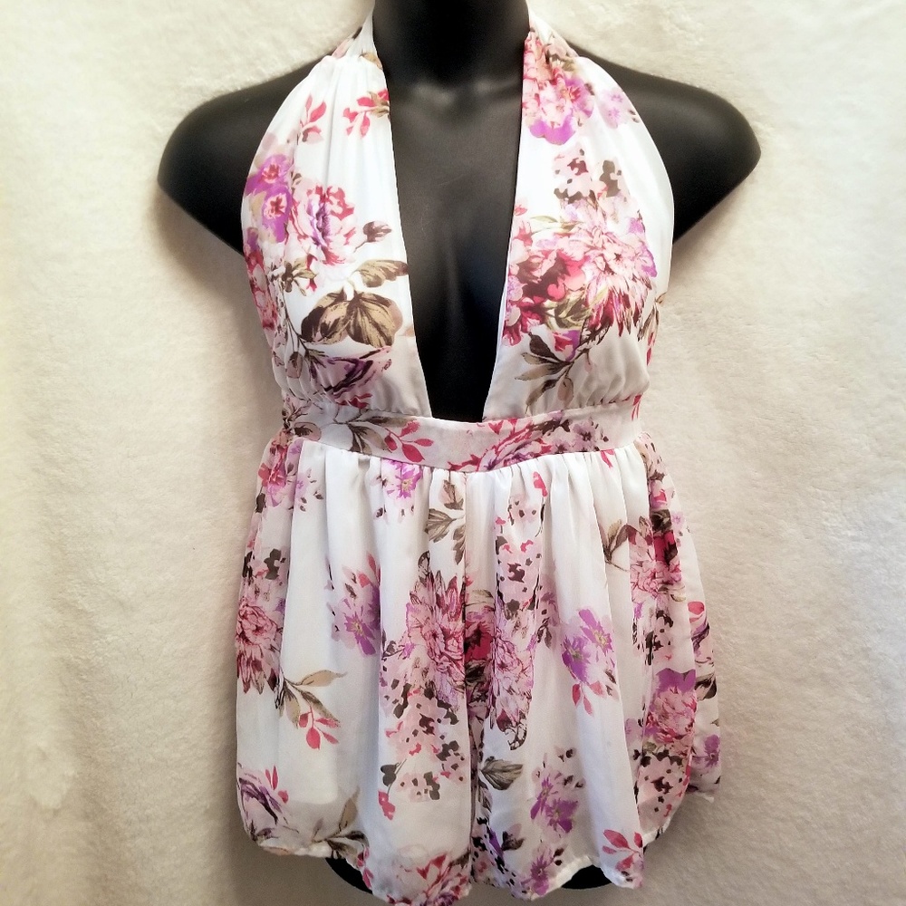 Floral Romper - Picture 1 of 2